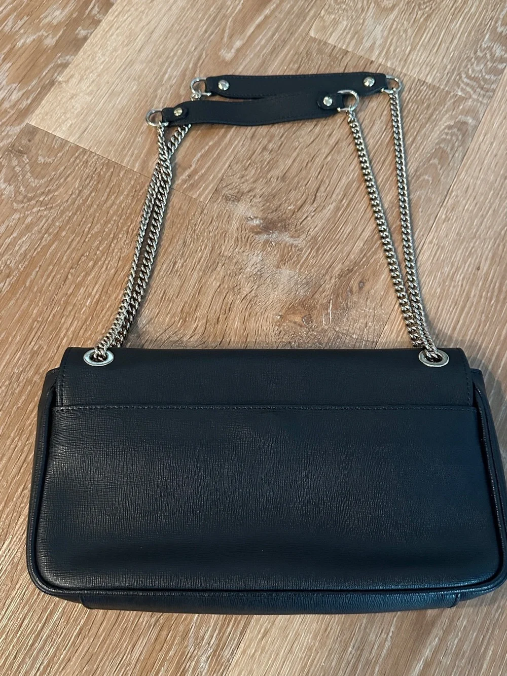 Furla Leather Chain-Link Shoulder Bag